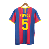 Barcelona PUYOL #5 Home Soccer Jersey Retro 2010/11